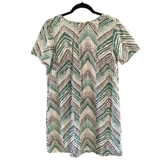 green emerald velvet dress Cathy Notch Neck Jersey Dress-Hunter Green, Painted Dot main image 1